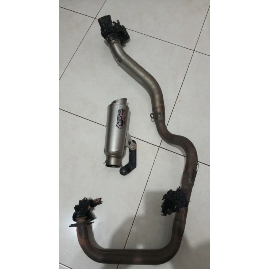 proliner ninja 250 fi old short full sistem