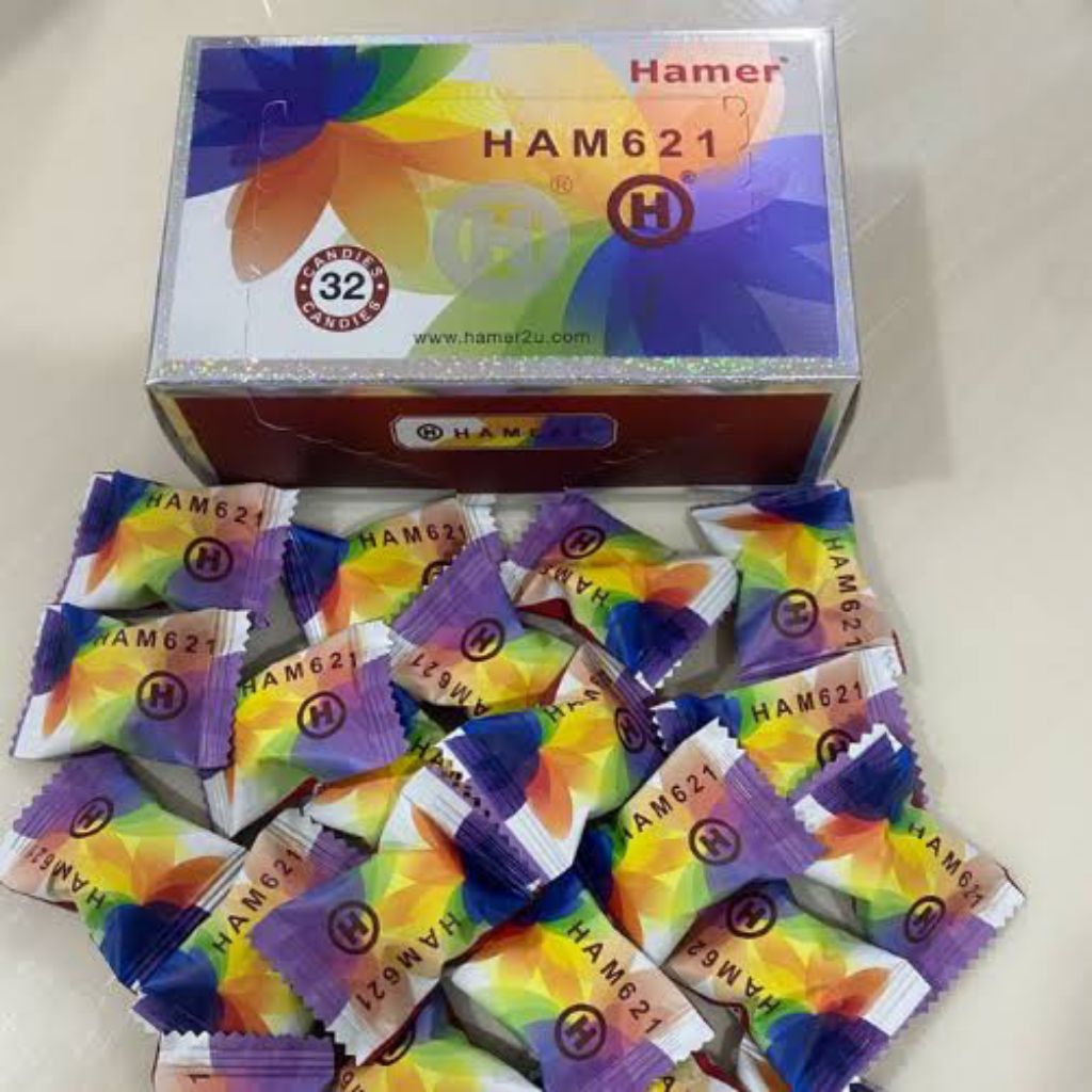 

Hamer Rainbow Candy Original 1 Box Isi 32 Pcs Permen Hamer Asli