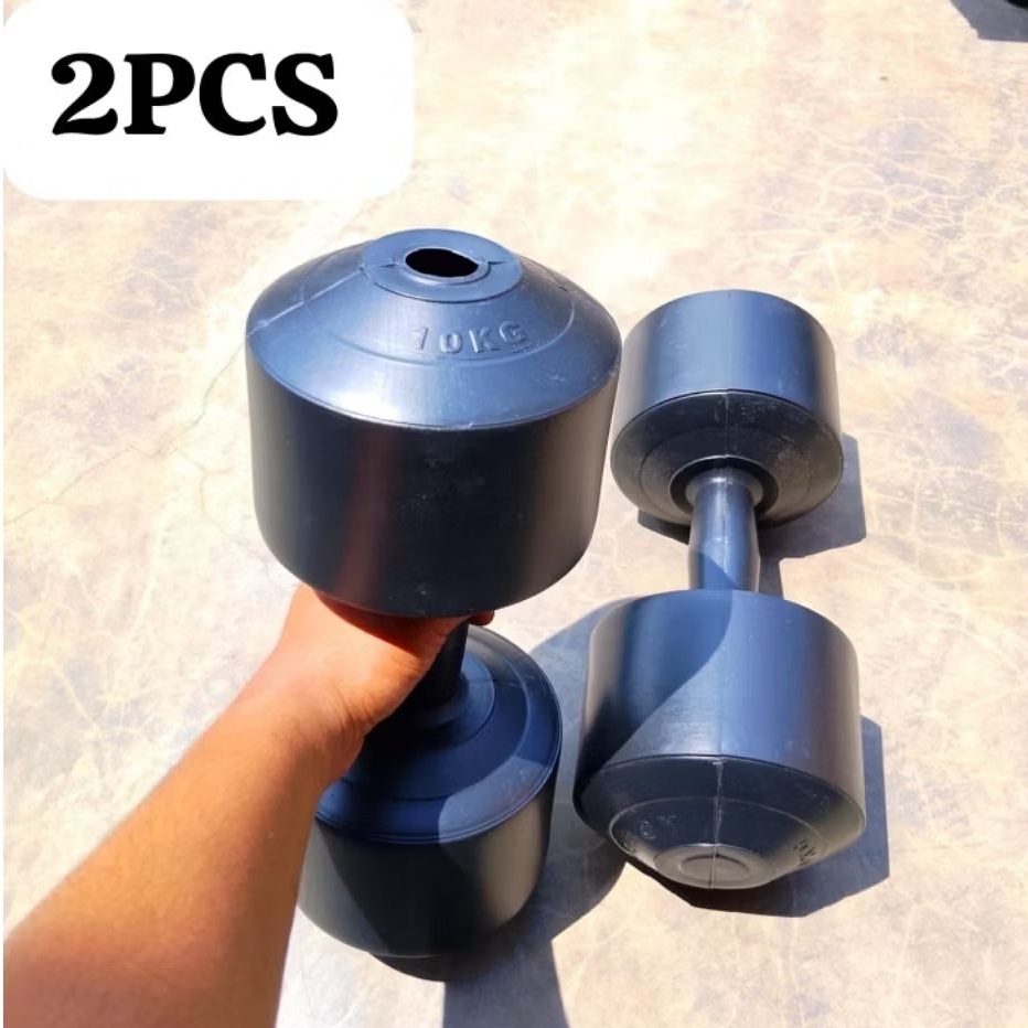 2 pcs barbel Kosongan 10kg ( SEPASANG )