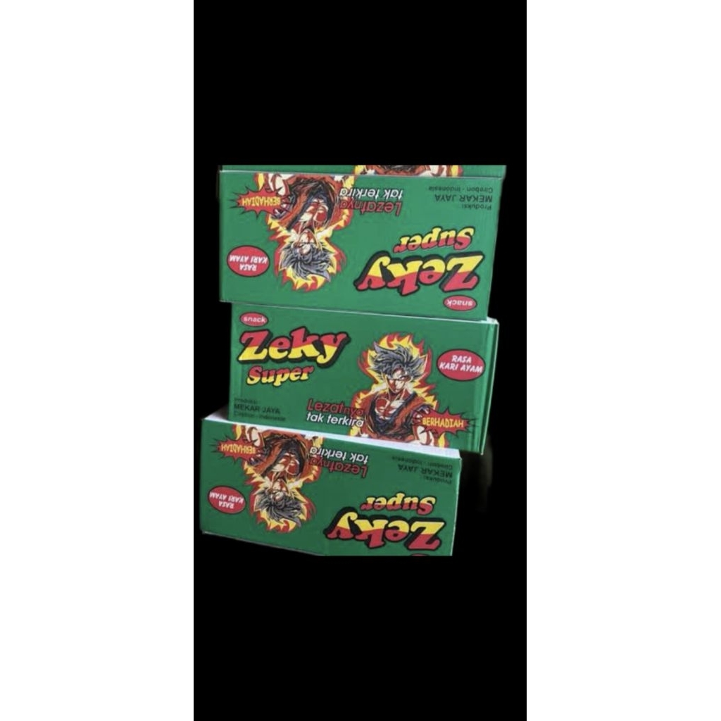 

Chiki Zeky Super 1 karton isi 40 pcs (Berhadiah bila beruntung)