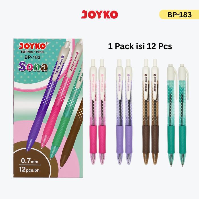

Ball Pen JOYKO Sona BP-183 0.7mm Pulpen Per Lusin