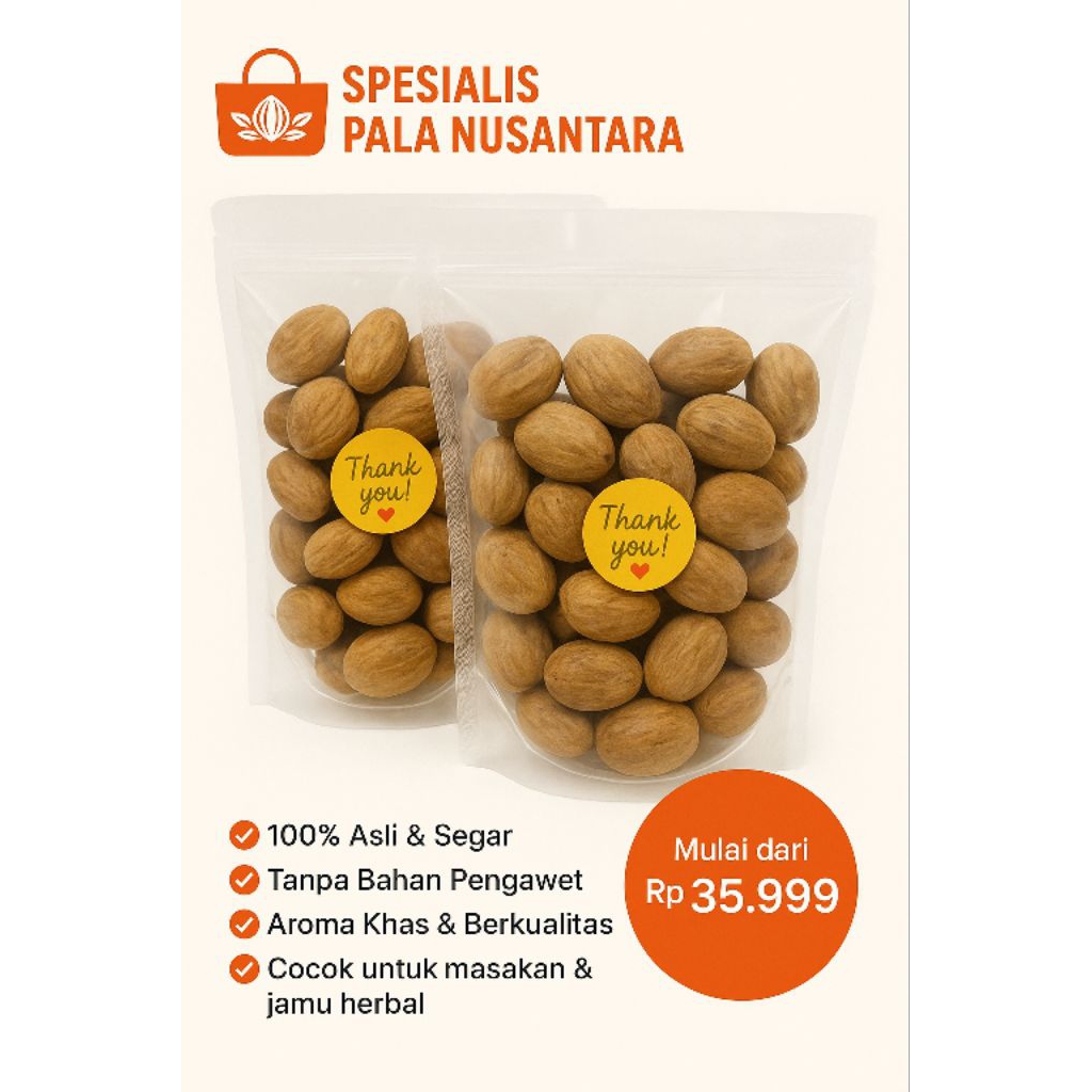 

Pala Lonjong Asli Maluku