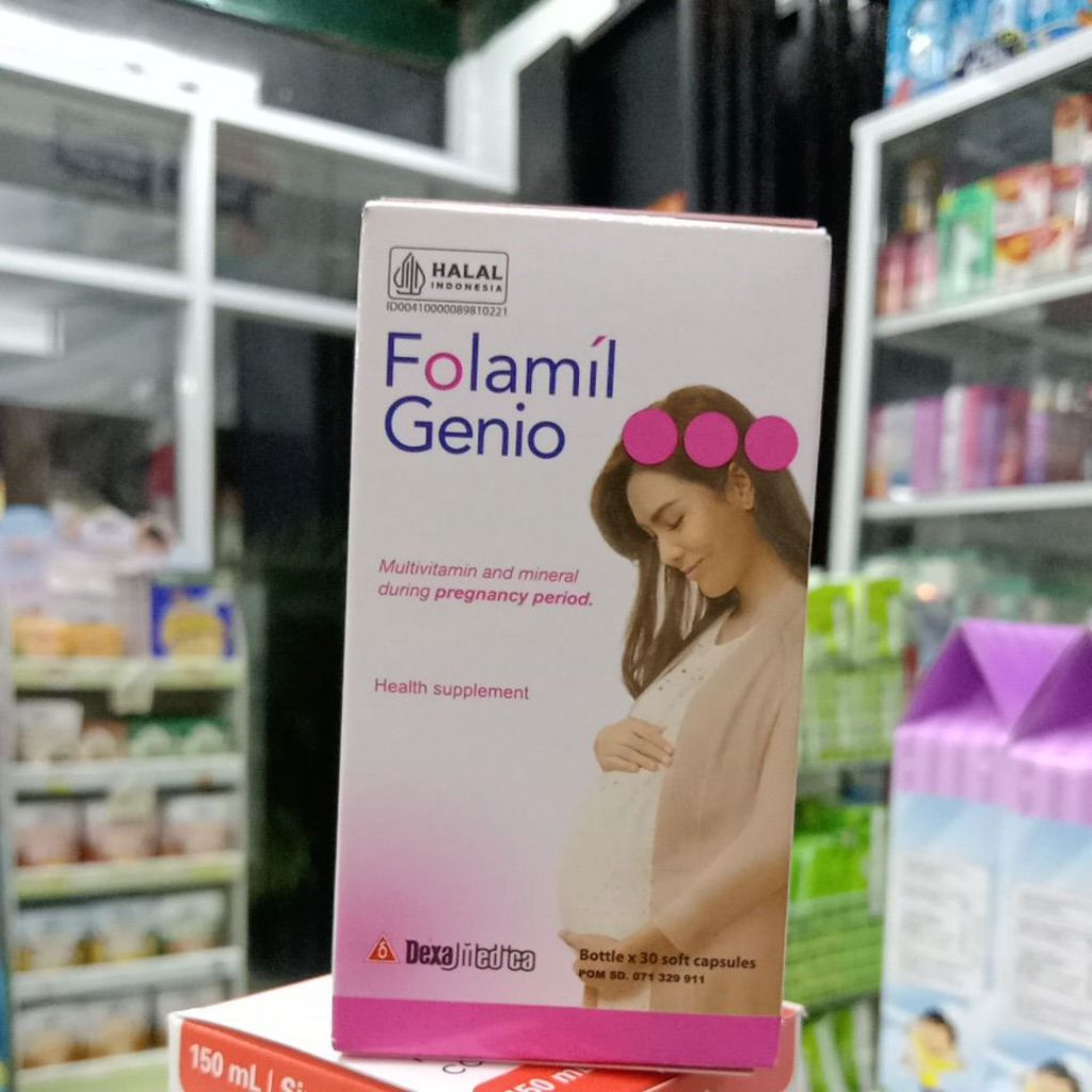 FOLAMIL GENIO DAN FOLAMIL GENIO GOLD 30 KAPS