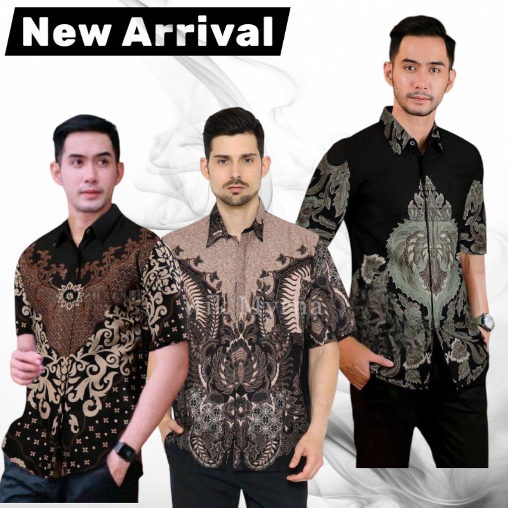 Baju batik pria baju batik kantor baju batik modern