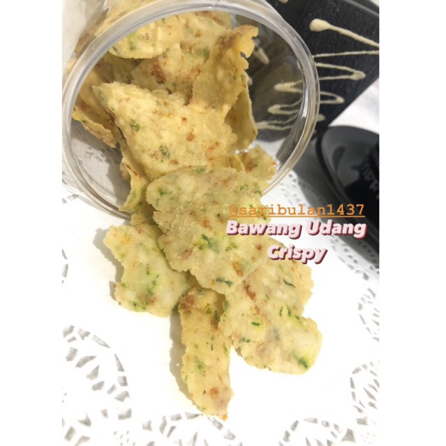 

kue bawang udang/ bawang udang crispy/ kerupuk bawang rasa udang/ kerupuk rasa udang