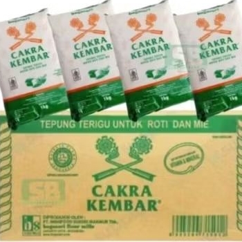 

Tepung Terigu Bogasari Cakra 1kg