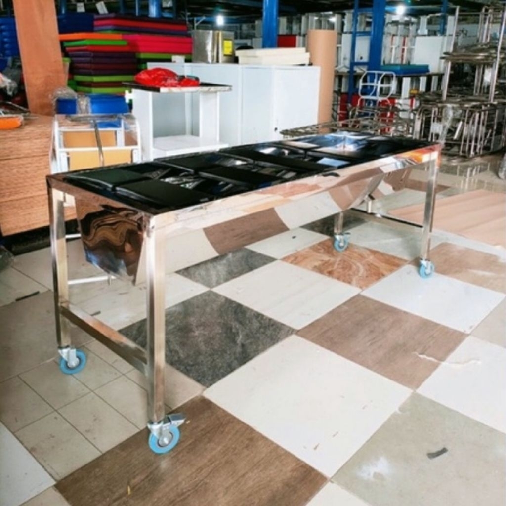 Tempat pemandian jenazah stainless / Tempat pemandian mayat / Pemandian jenazah