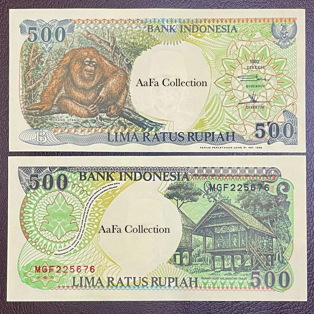 UANG KERTAS KUNO 500 OTAN 1992