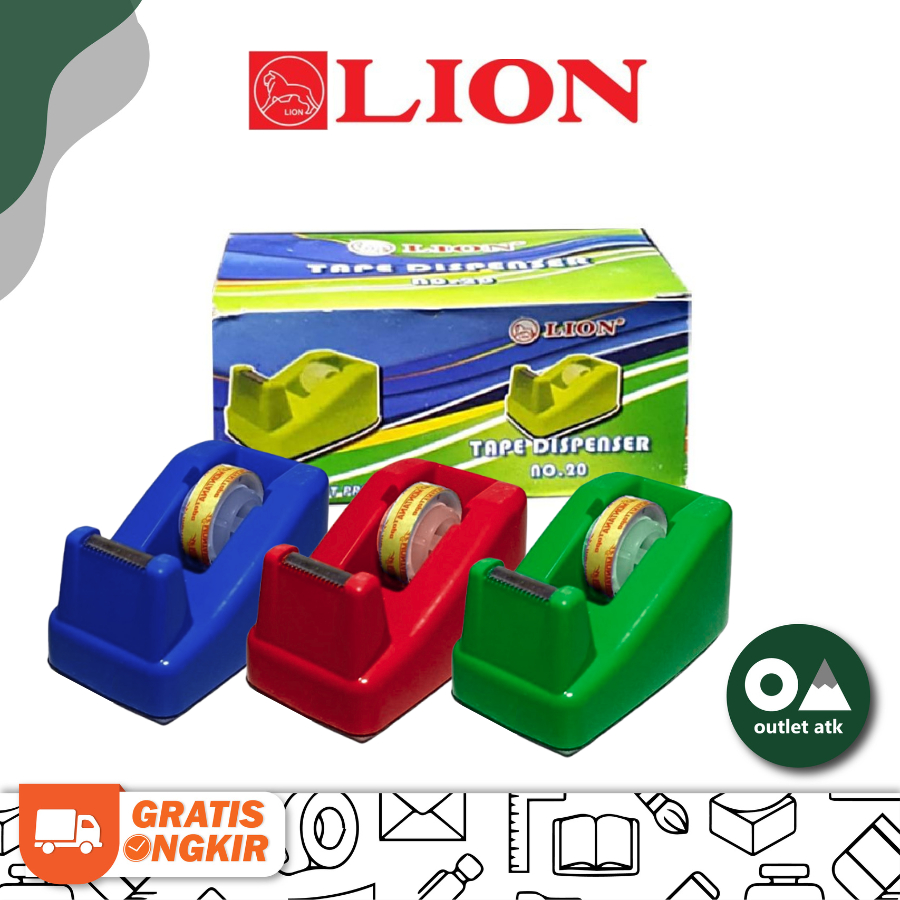 

Tape Dispenser Lion No. 20 Kecil
