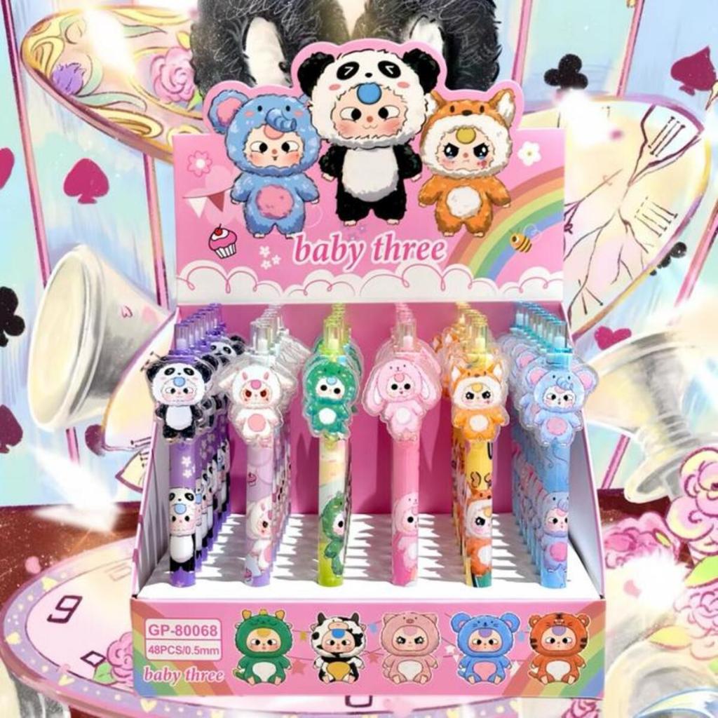 

Pulpen Cetek Gel 0.5mm karakter lucu labubu,sanriookelinci,dll