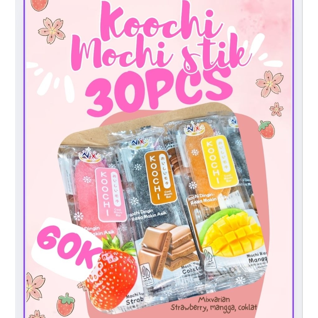 

30PCS KOOCHI MOCHI ICECREAM MIXVARIAN