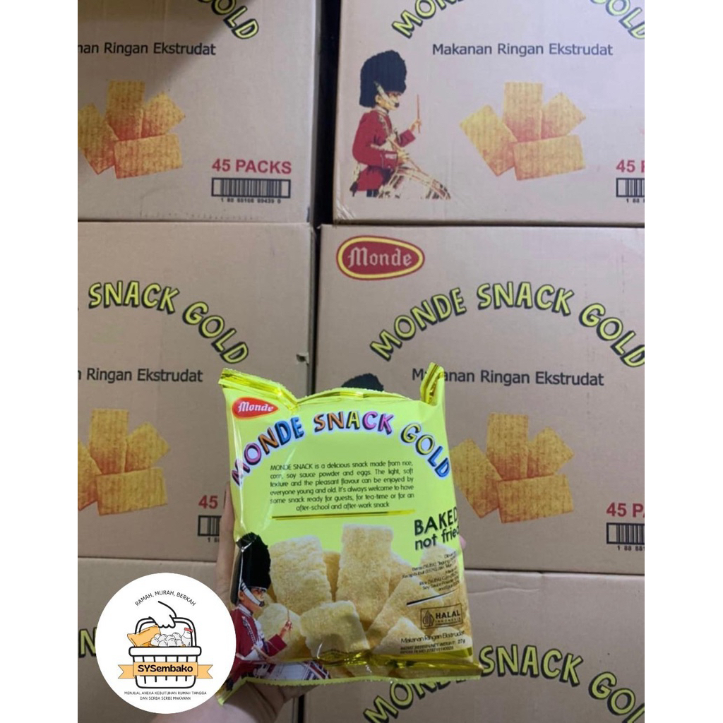 

Monde Snack Gold Beras Dipanggang