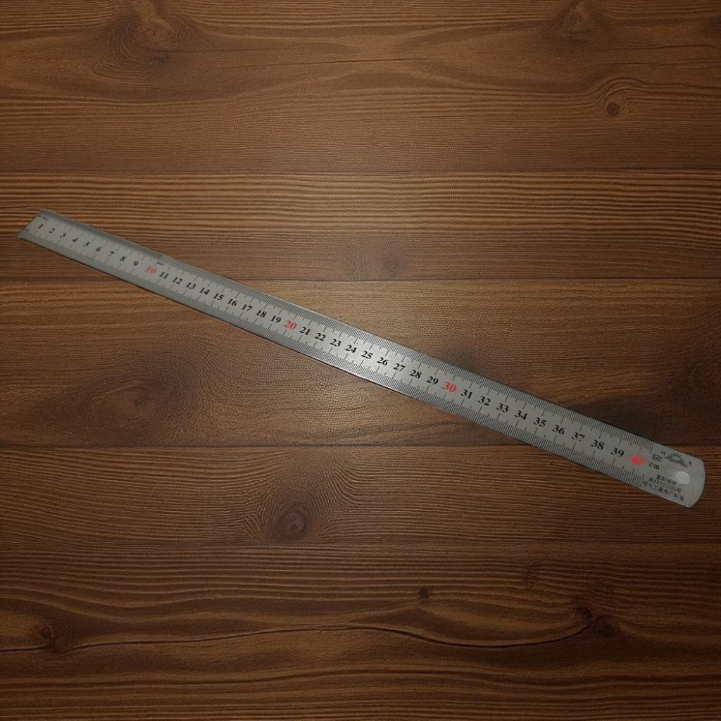 

Mistar Penggaris Alat Ukur Besi Capentry with Ruler Positioning - DB6 - Silver