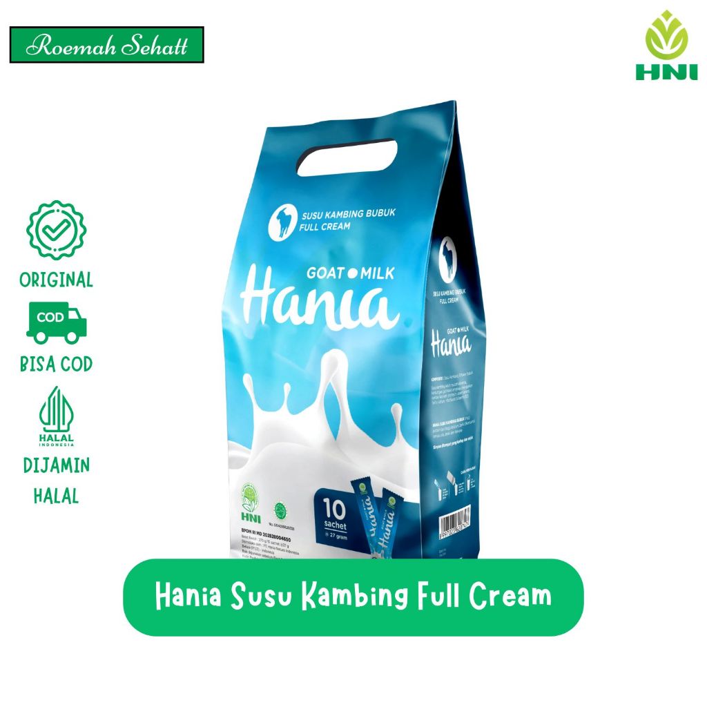 

Hania Susu Kambing Full Cream | Susu Kambing Full Cream | Susu Kambing Tanpa Gula
