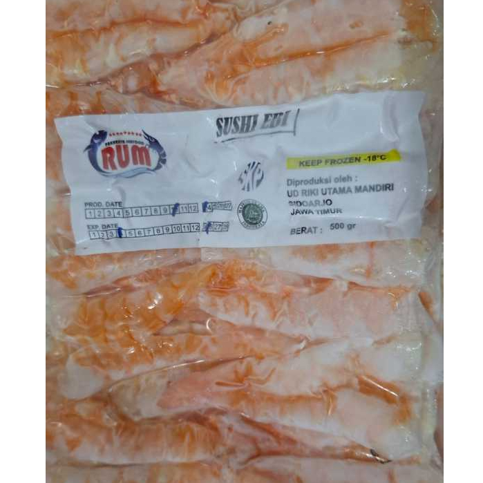 

UDANG SUSHI EBI PREMIUM 500G