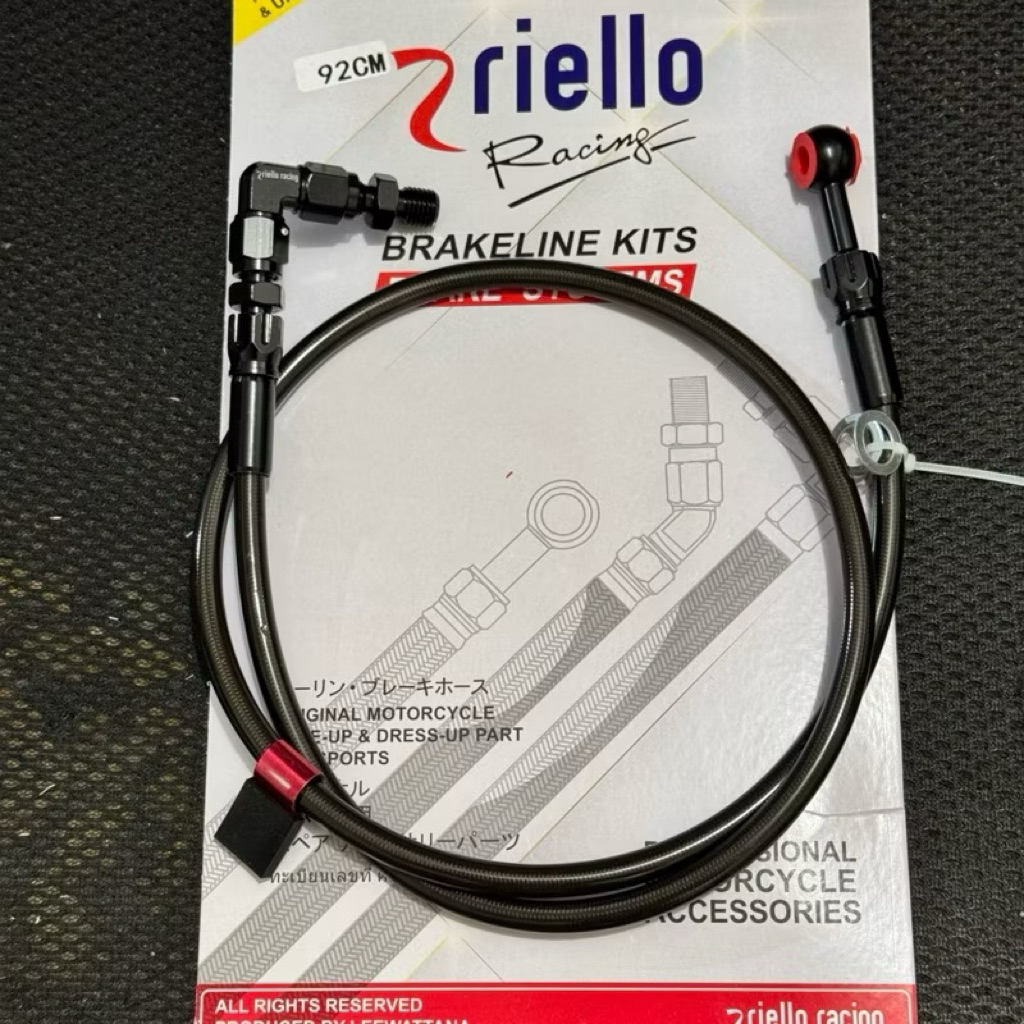 Selang rem riello Racing fitting CNC Predator