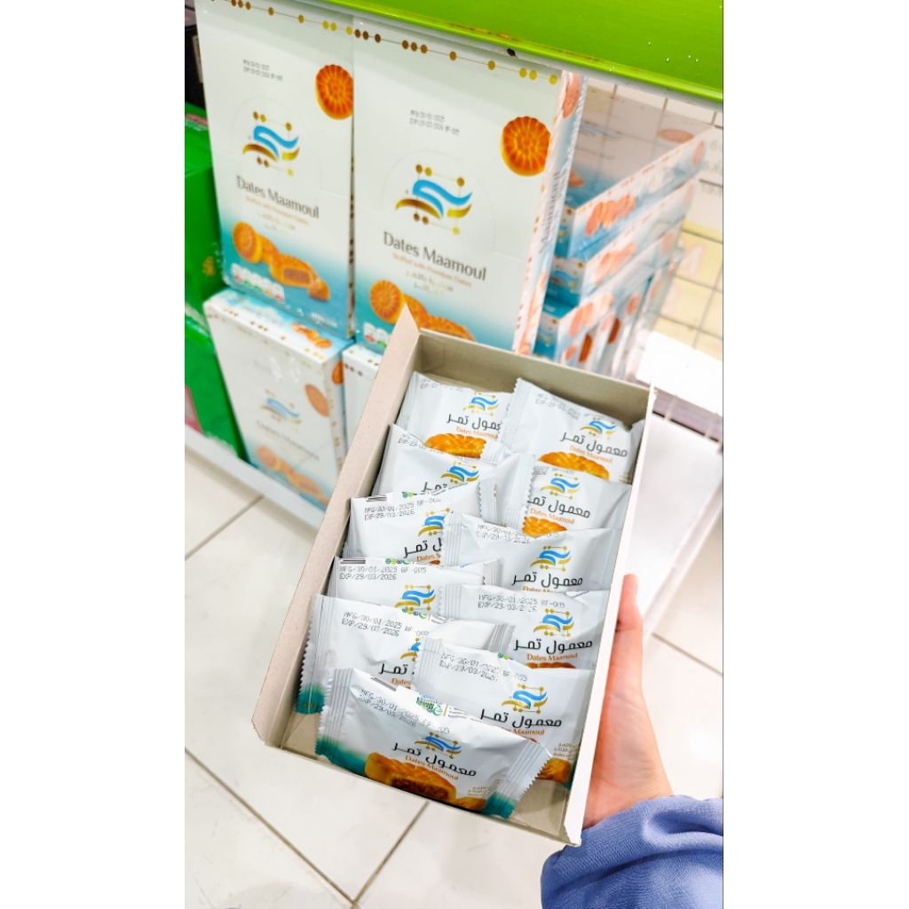 

Dates Maamoul Arab Saudi - Biskuit Kurma Asli Arab Original