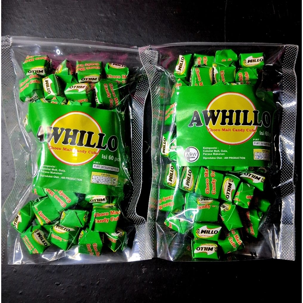 

1 PCK PERMEN WILLO/AWILLO ISI 60 PCS