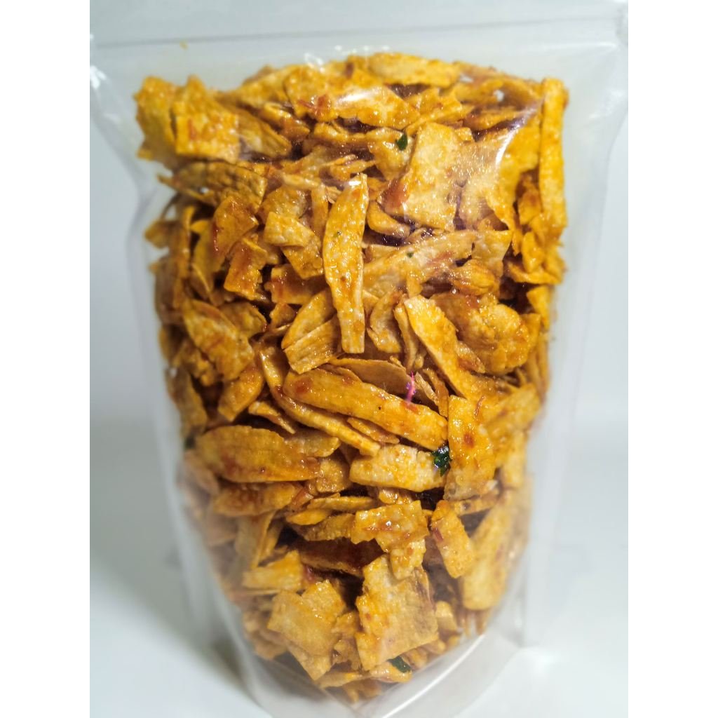 

Keripik Singkong Pedas Manis / Manggleng Singkong 100gr/200gr/500gr