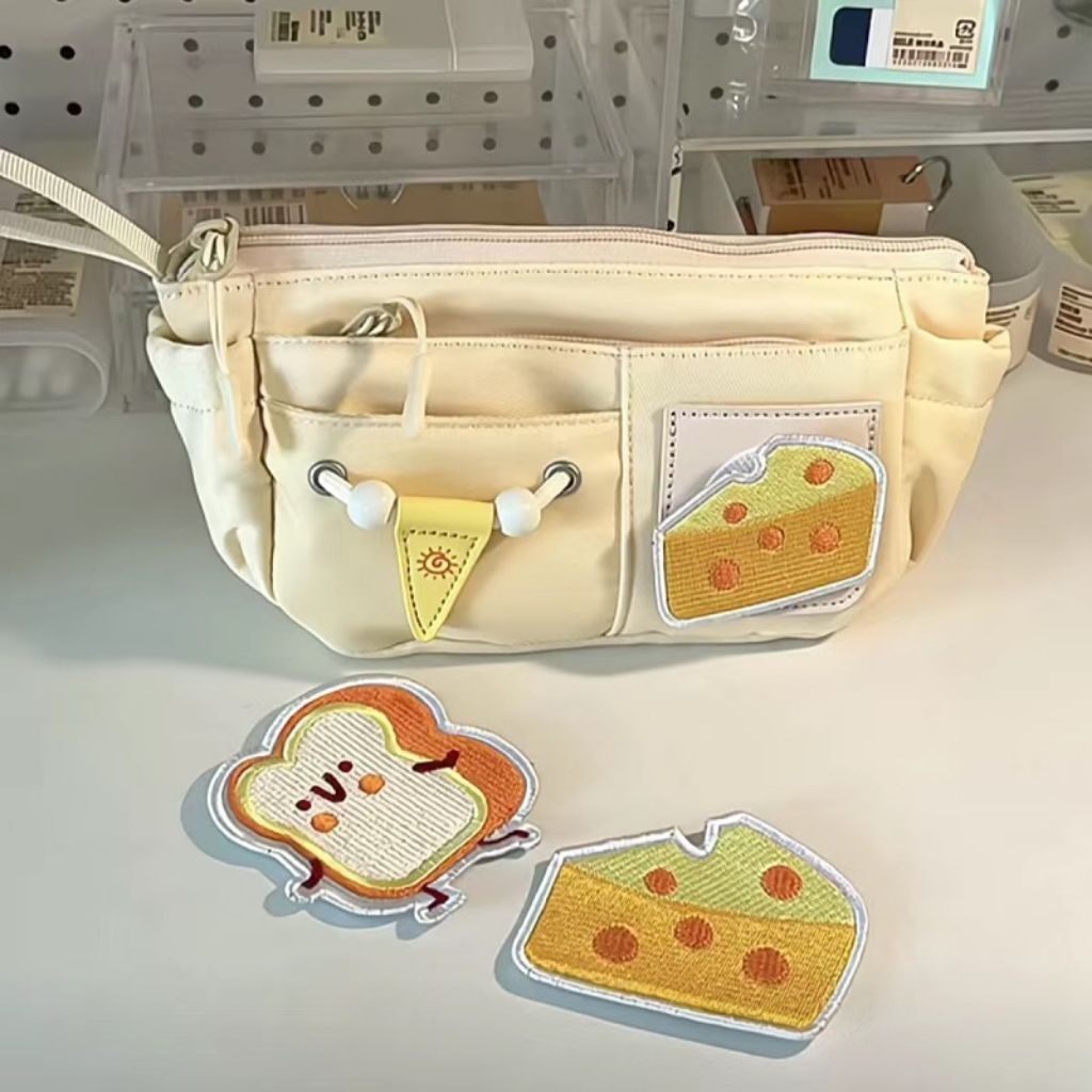 

Pouch/Kotak Pensil Premium Bendera Storage Big Muat Banyak Tahan Air Banyak Poket Lucu Penyimpan Alat Tulis Makeup Zipper Pencil Case Buat Anak cewe Cowo tempat pensil anak sekolah