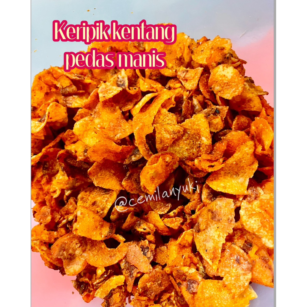 

NEW TERMURAH 200GR KERIPIK KENTANG PEDAS MANIS/ ANEKA RASA TERMURAH TERLARIS