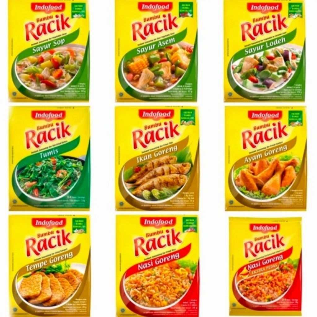 

BUMBU RACIK SACHET BUMBU MASAK INSTAN INDOFOOD