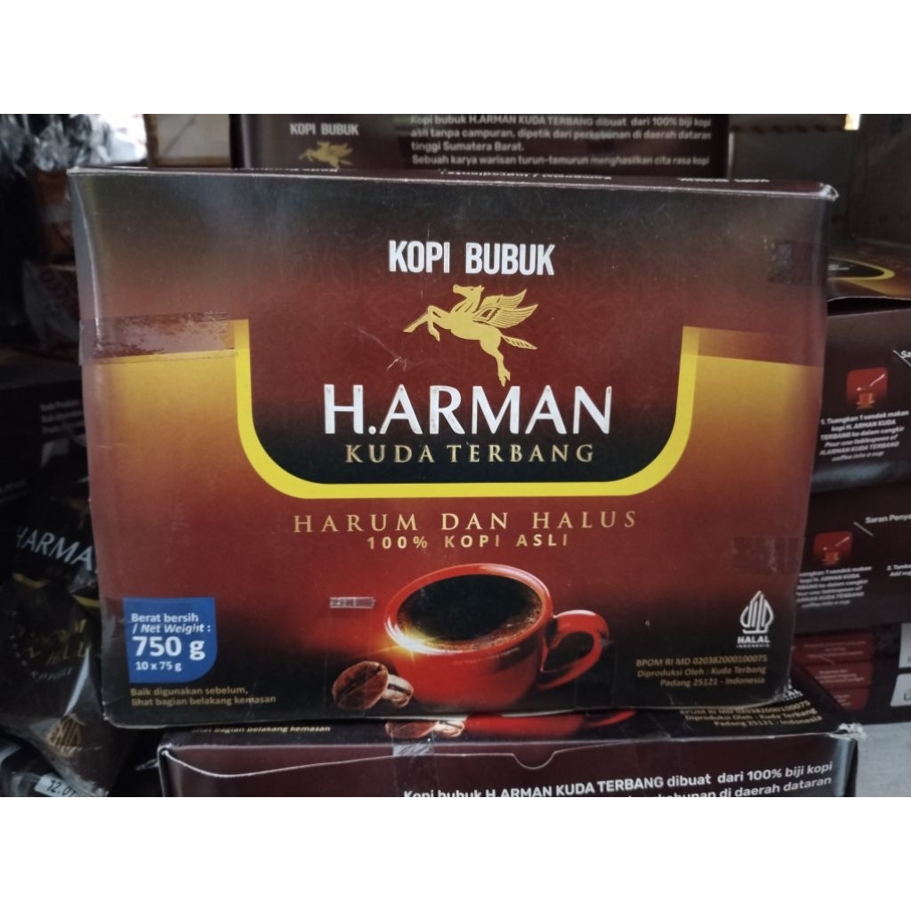 

Kopi Bubuk Harman Kuda Terbang 750 gr ( 10 Pcs x 75 gr )