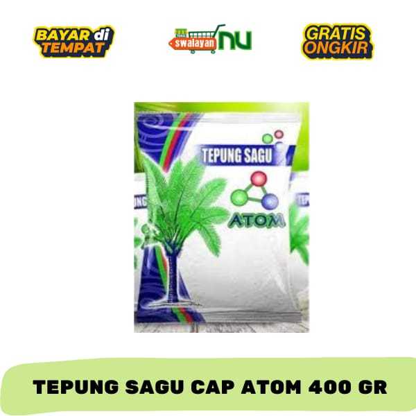 

Tepung Sagu Cap Atom 400gram