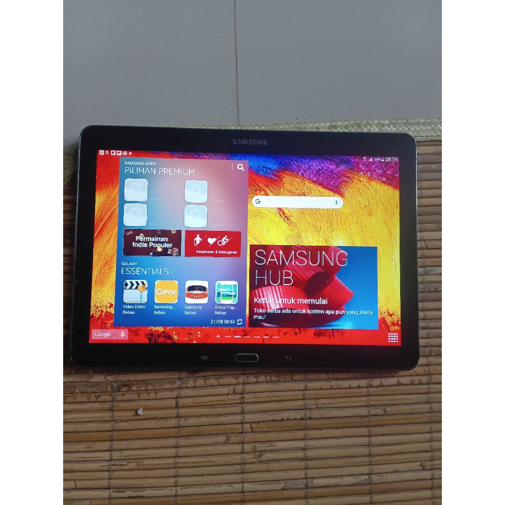 samsung note 2014.sm p601.layar super jernih.spen