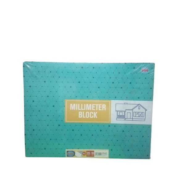 

1 Pack Buku Milimeter F4 dan Buku Milimeter A3 SIDU Isi 10 Lembar