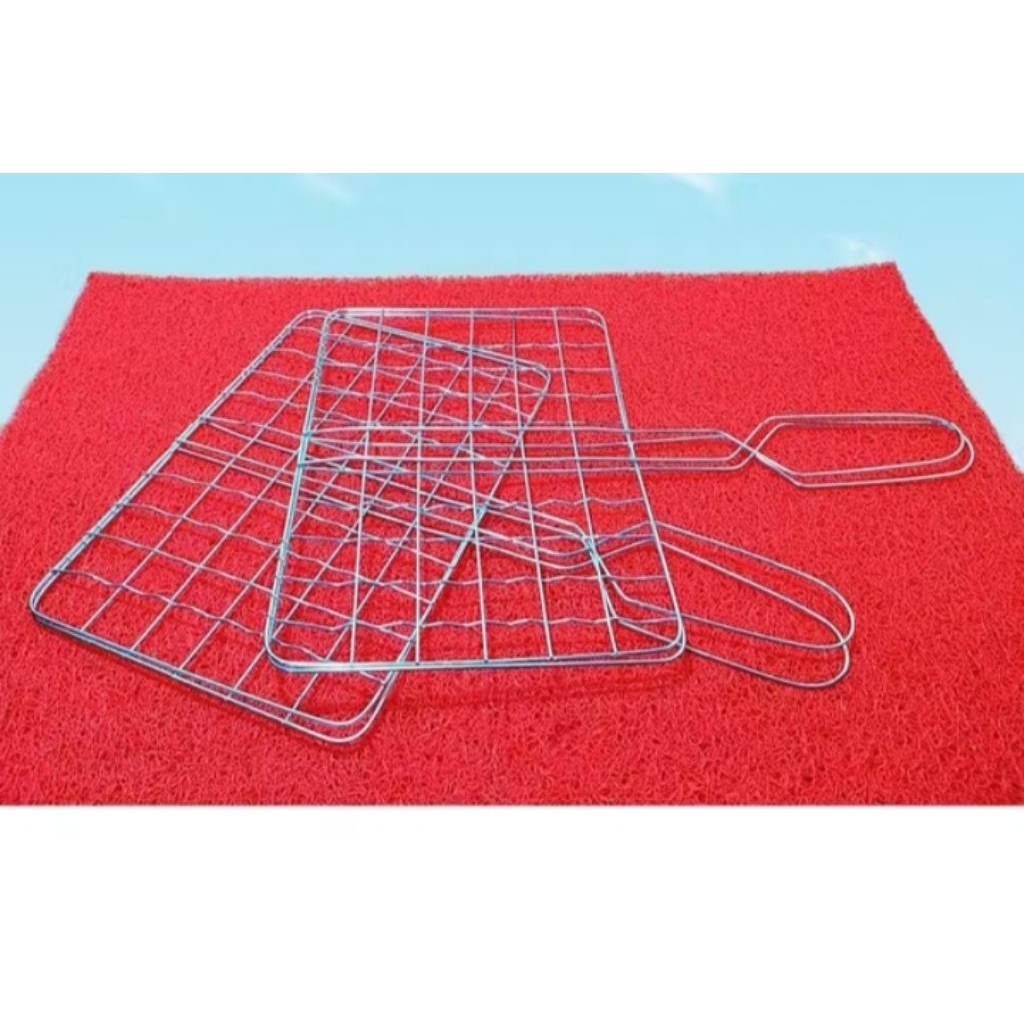 Bakaran ikan ayam gagang nikel/panggangan ikan bakar ikan bakar jepit/alat panggang bakaran panggang