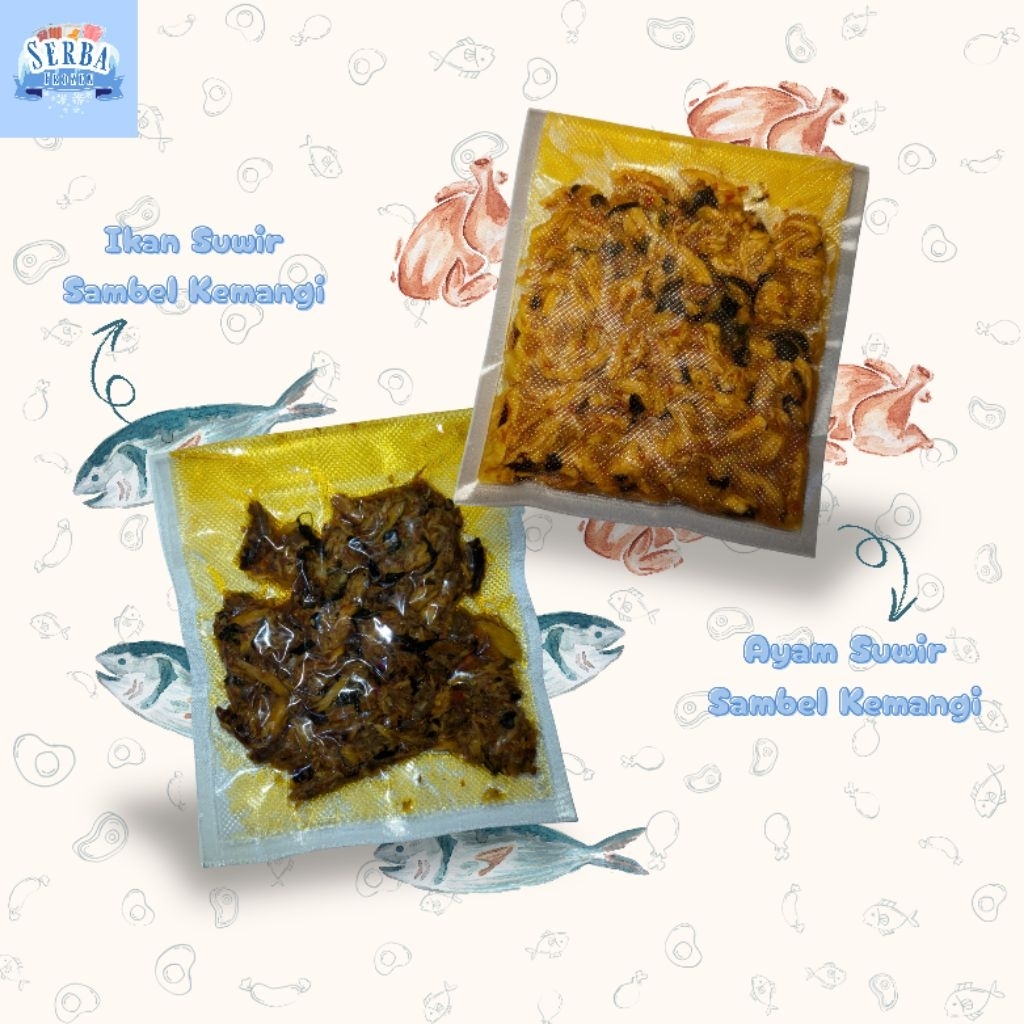 

Ayam Suwir Sambal Kemangi Frozen / Ikan Suwir Sambal Kemangi Frozen 150gr