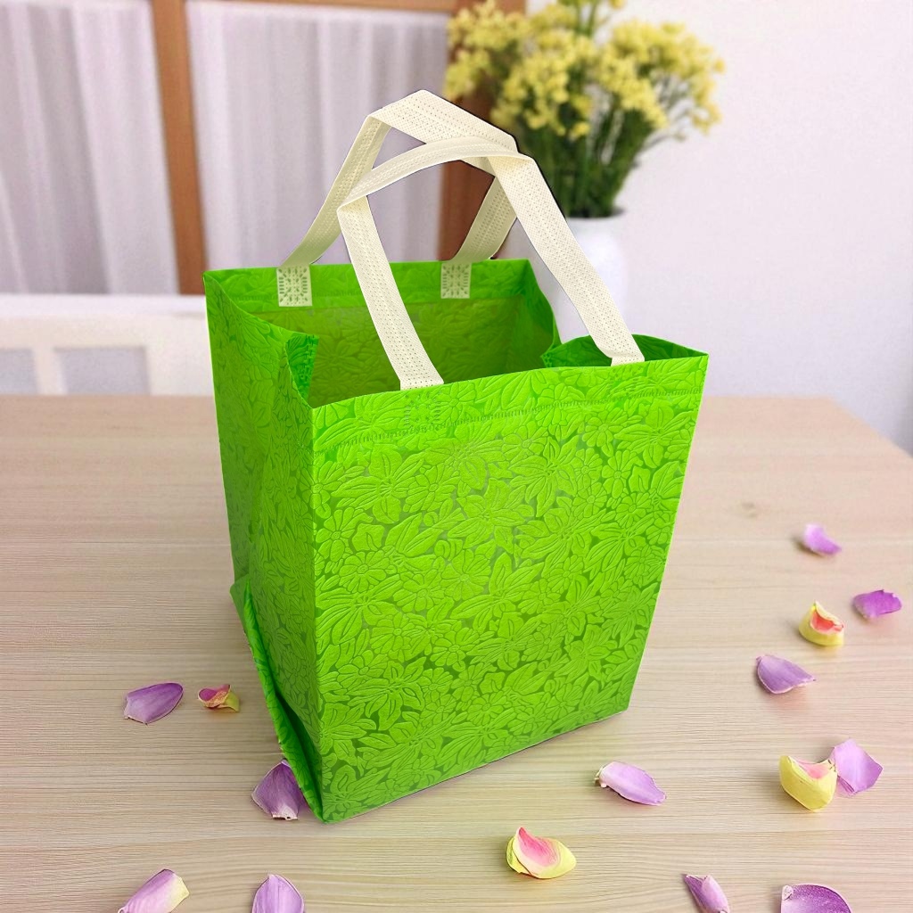 

(60 Pcs) Tas Full Embos Uk 22x24 Tinggi 28 cm / Untuk Box Nasi uk 22x22 (R10B)