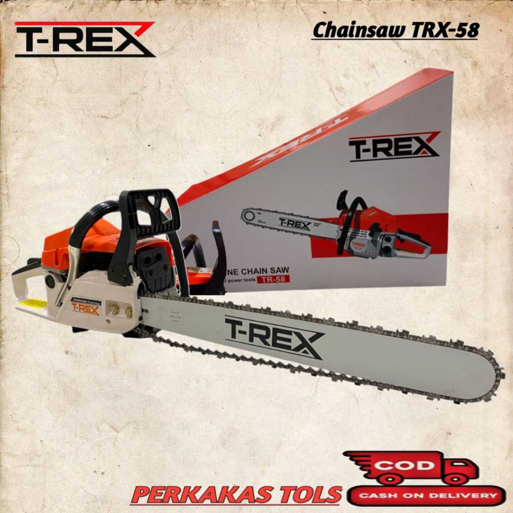 MODEL STIHL-Mesin-Potong-Kayu-58CC-Mesin-sinso-senso-Chainsaw-2Tak-22inch-Gergaji-Potong-Pohon-Kayu-