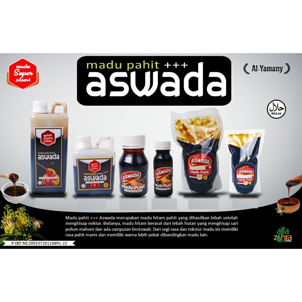 

Madu Pahit Aswada Al Yamany - Membantu Mengobati Diabetes, Menurunkan Kadar Gula Darah Darah Tinggi