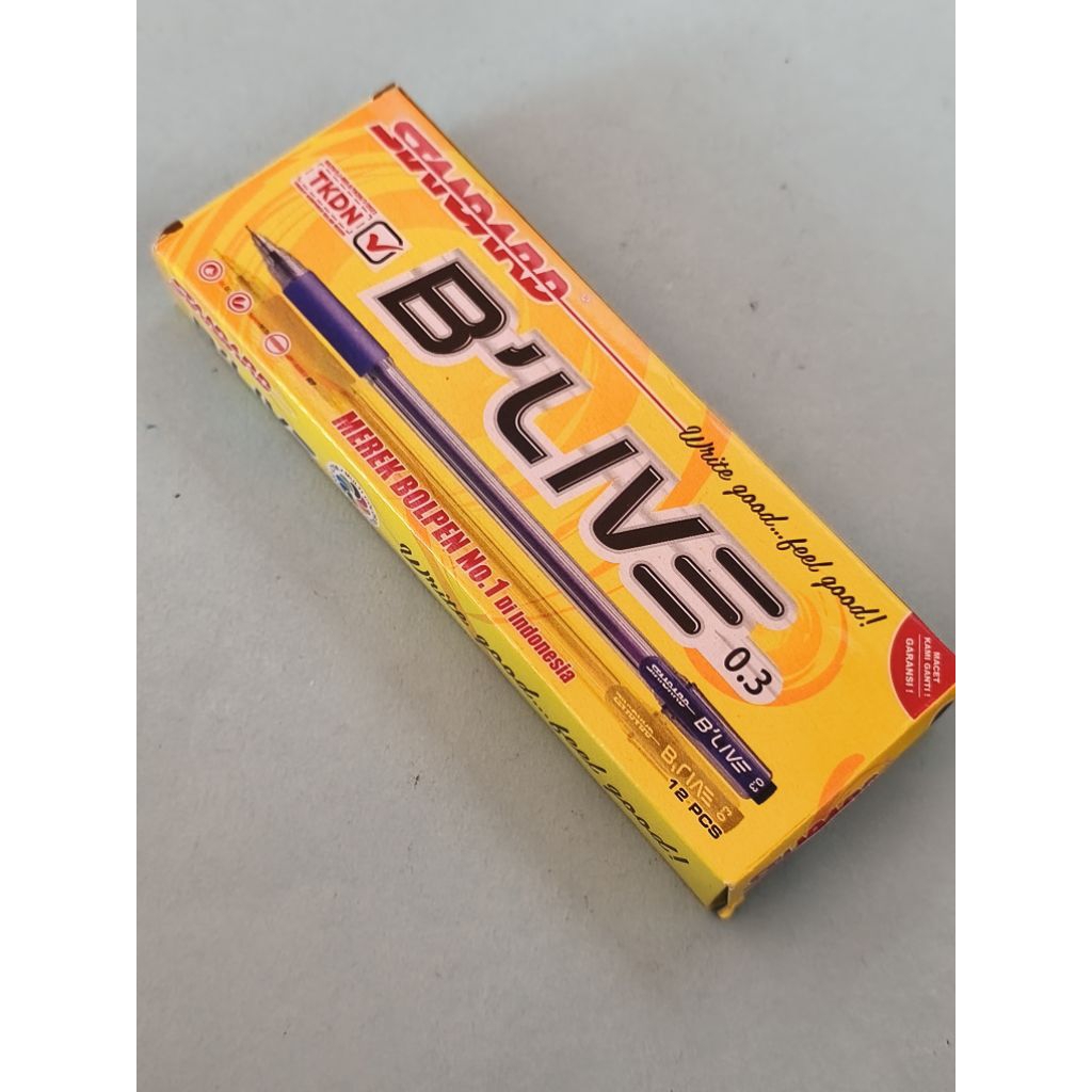 

Pulpen Standart B'live, B'live nox Hitam