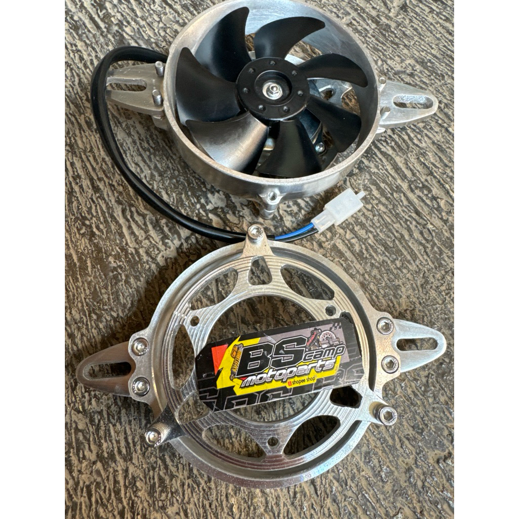 COVER KIPAS RADIATOR EXTRA FAN COVER CNC UNIVERSAL