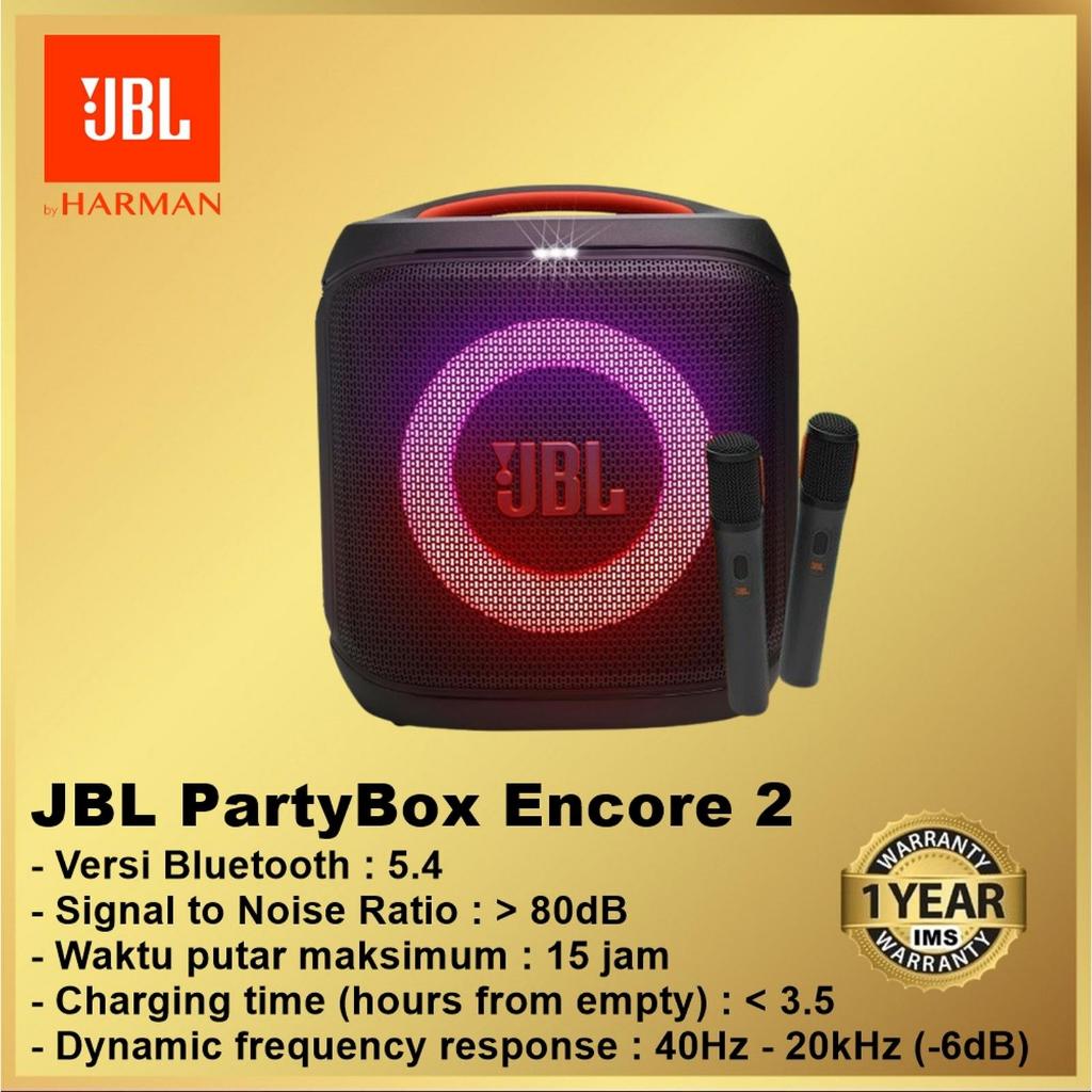 JBL PartyBox Encore 2 Portable Party Speaker with Powerful Sound Party Box Encore2