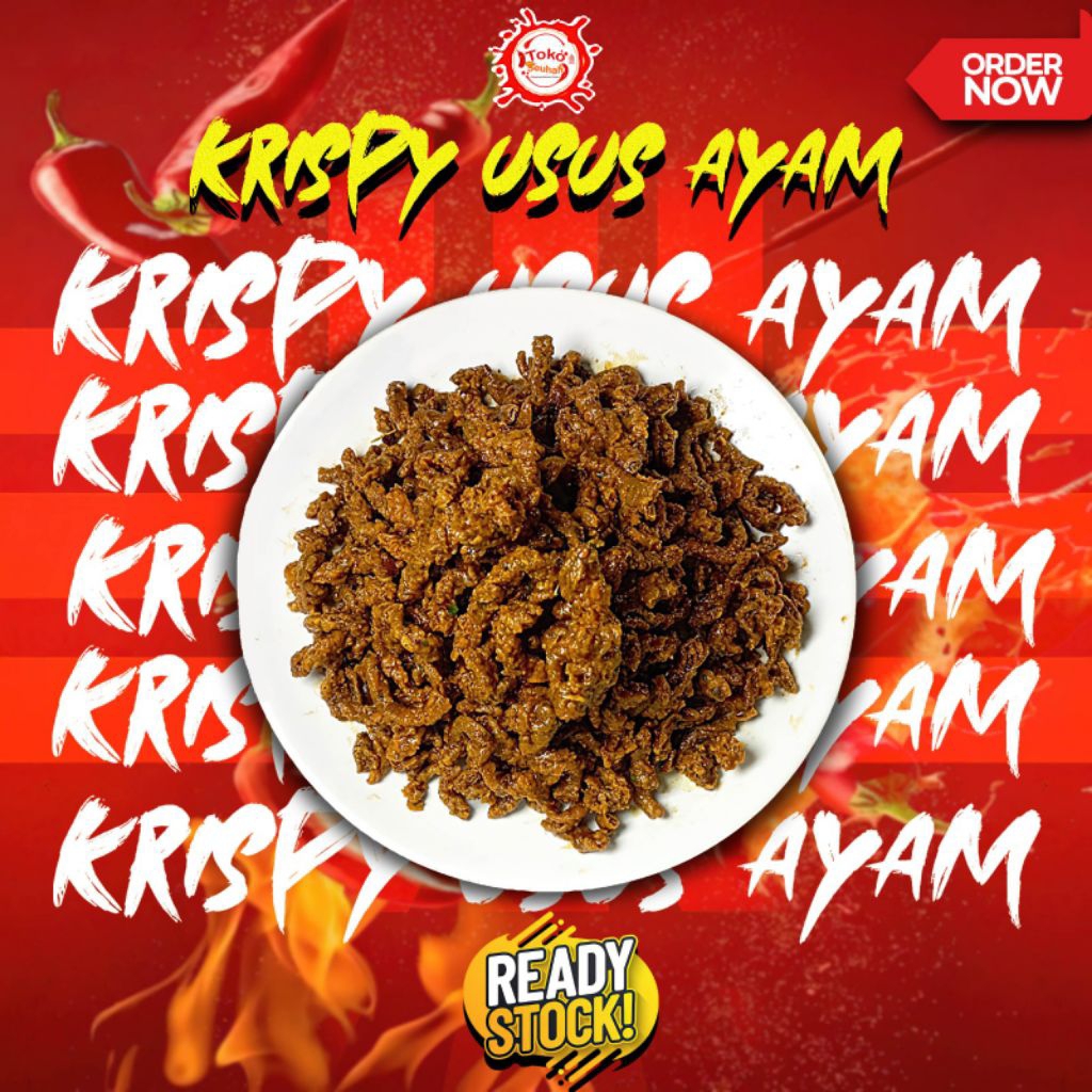 

keripik usus ayam crispy pedas daun jeruk