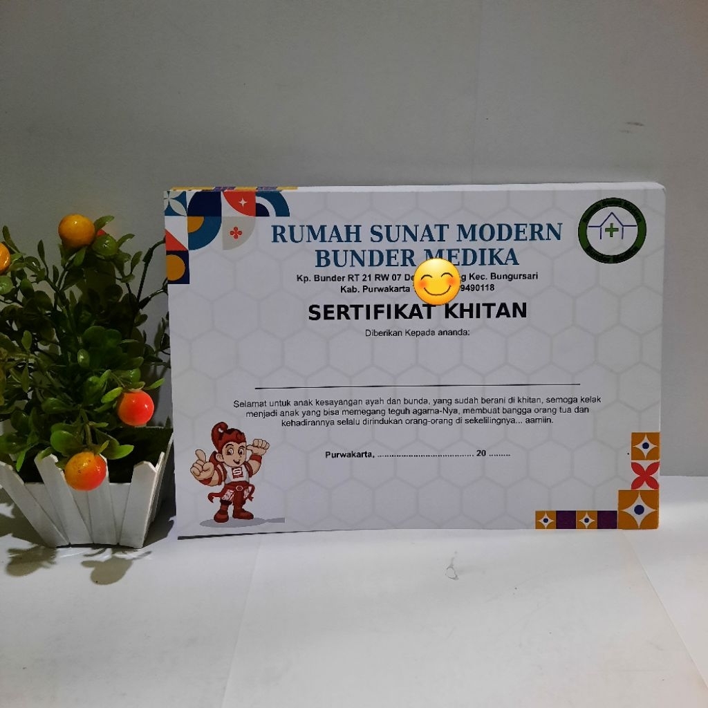 

Sertifikat Sunat / Sertifikat Khitan