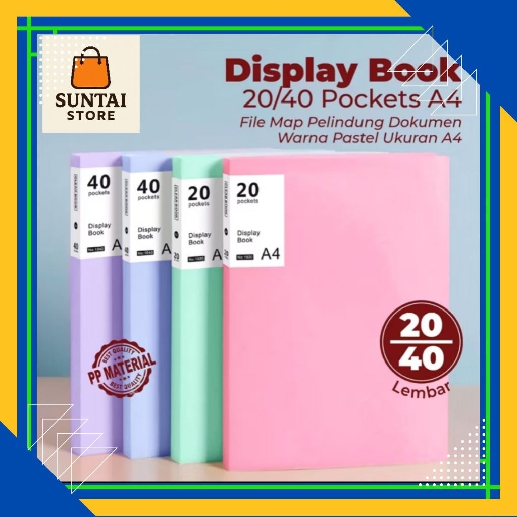 

Display Book Folder Map Pelindung Penyimpanan Berkas File 20 Halaman Anti Air - File Organizer Tas Dokumen Keeper Folder Map Kerja Warna Transparan 20 Page Multi Layer Sekat Peralatan Tulis Kantor A4