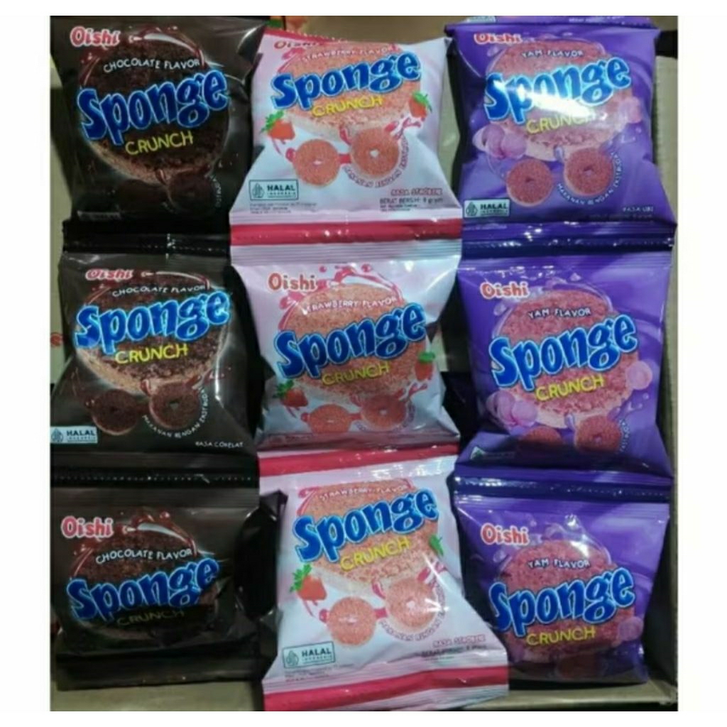 

Oishi Sponge Crunch ( isi 10 pcs /9gr )