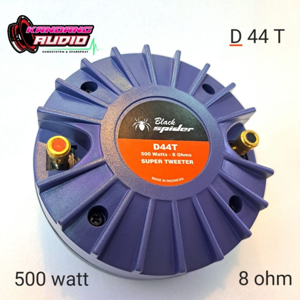TWEETER DRIVER BLACK SPIDER BLAK SPIDER D-44 T