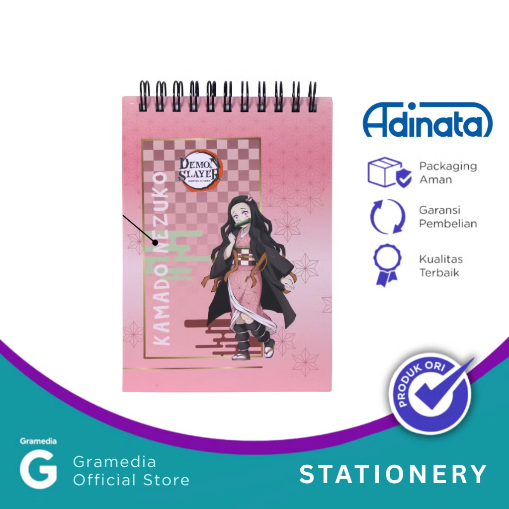 

Gramedia Cirebon - Demon Slayer Tanjiro A6 Memo Spiral Notebook 2536-4317