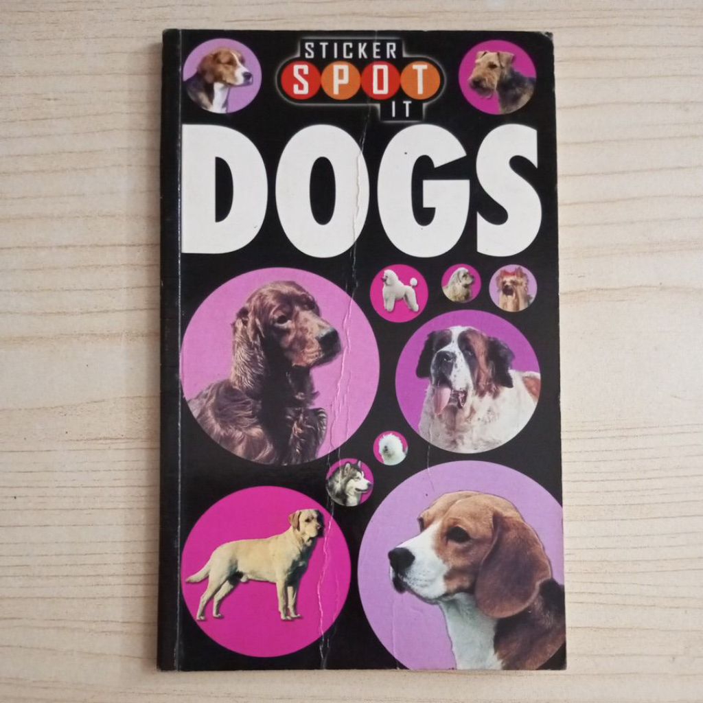 BUKU STICKER SPOT IT DOGS