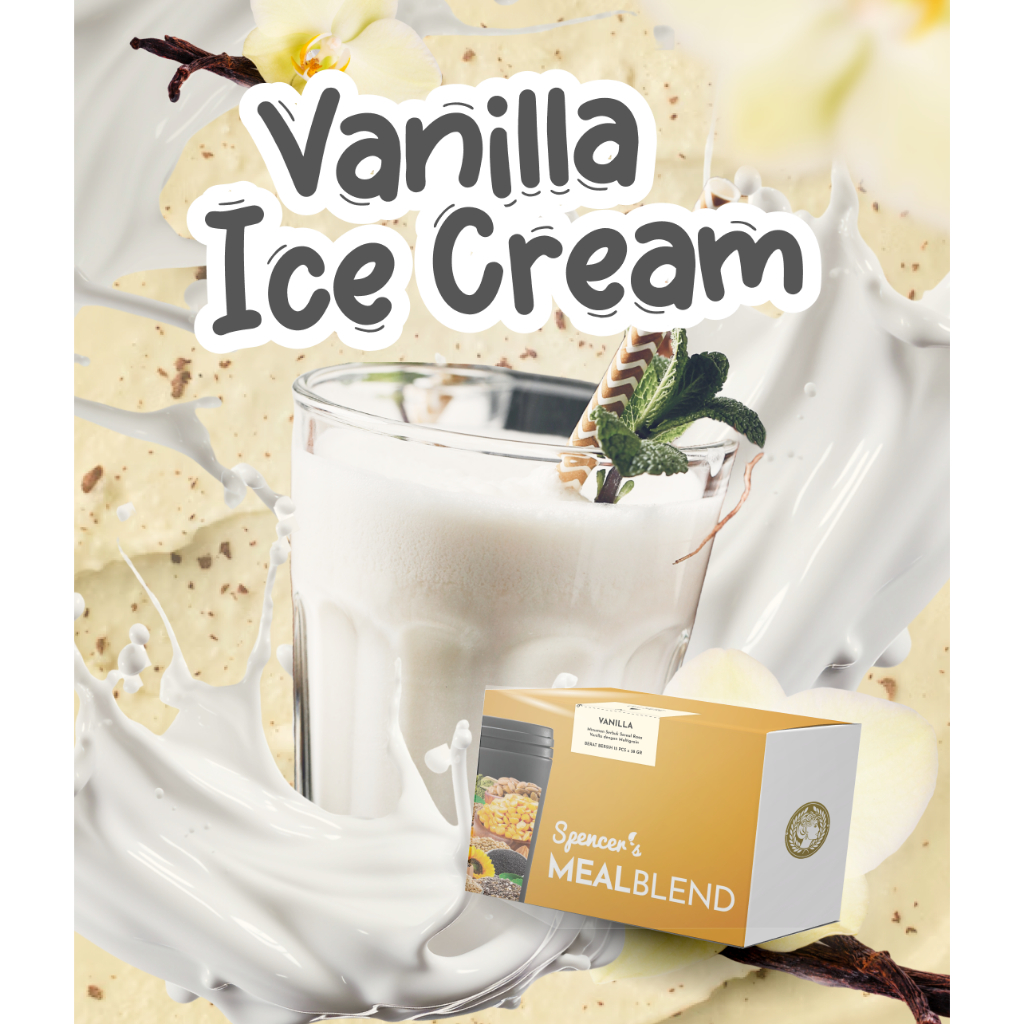 

Vanilla Ice Cream - Spencer's MealBlend Slimming Minuman Langsing Enak Diet Mudah