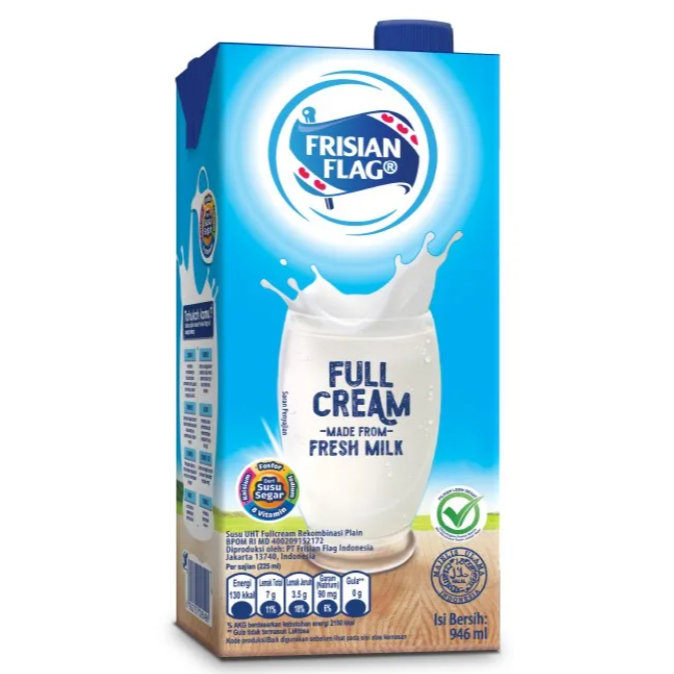 

[oddsolshop] pekanbaru/Frisian Flag UHT Full Cream Milk 946 ml