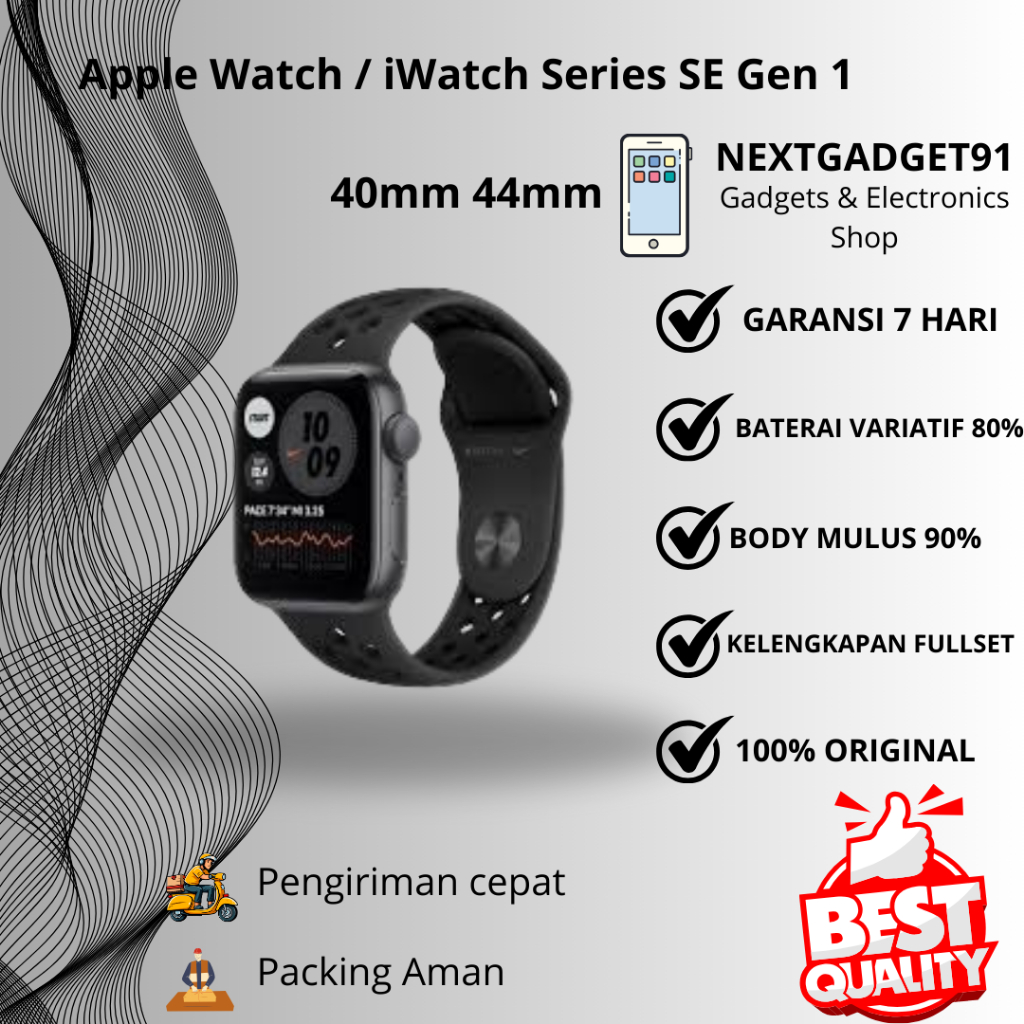 Apple Watch / iWatch Series SE GEN 1 40MM 44MM Second ORIGINAL - NG