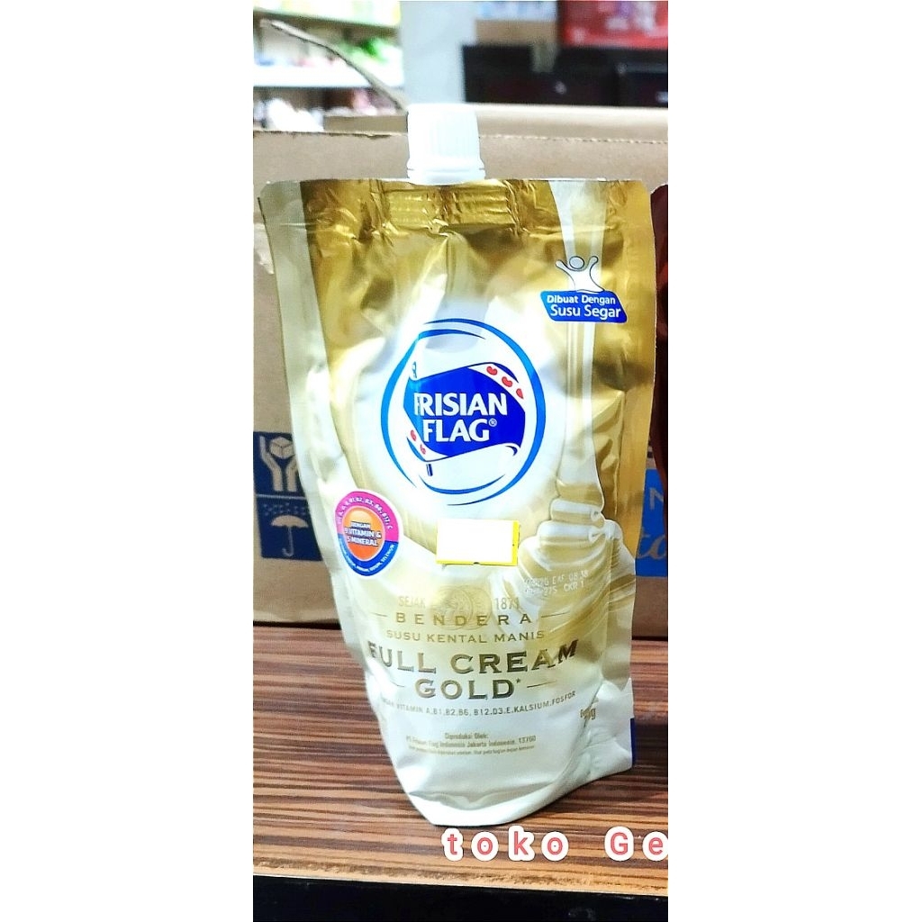 

Frisian Flag Bendera kental manis full cream gold pouch 280 gr