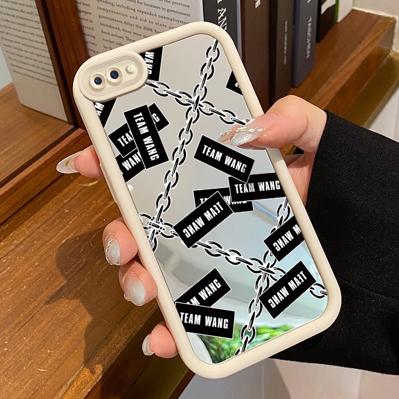 Casing Hp Untuk OPPO A5 A3s A12E Realme C1 Case Casing pola Rantai Kasing HP Kesing pelindung Siliko